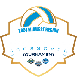 Midwest Region Volleyball Crossover banner logo